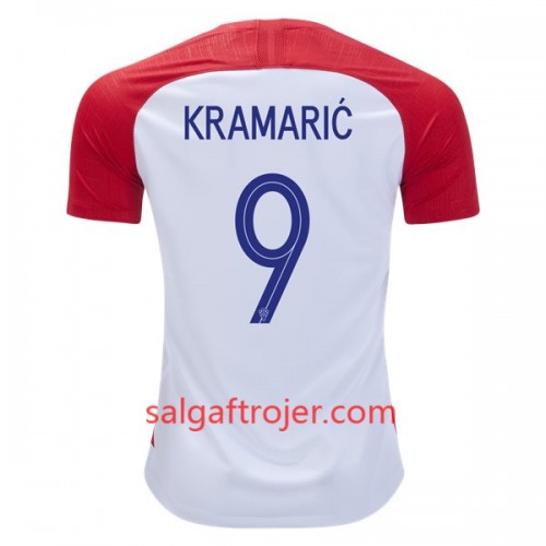 Kroatien Fodboldtrøjer Kramaric 9 Hjemmebanesæt VM 2018 Kroatien Fodboldtrøjer Kramaric 9 Hjemmebanesæt VM 2018